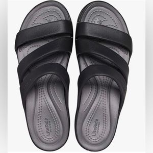 Crocs Women's Boca Strappy Wedges | Sandals